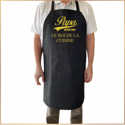 Tablier - Papa le roi de la cuisine - Brod N' Flock