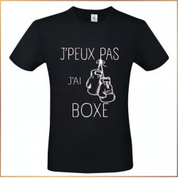T-shirt - J'peux pas j'ai boxe - Brod N' Flock