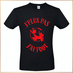 T-shirt - J'peux pas j'ai foot - Brod N' Flock