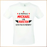 T-shirt - Je m'appelle Mickael car perfection ... - Brod N' Flock