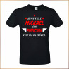 T-shirt - Je m'appelle Mickael car perfection ... - Brod N' Flock
