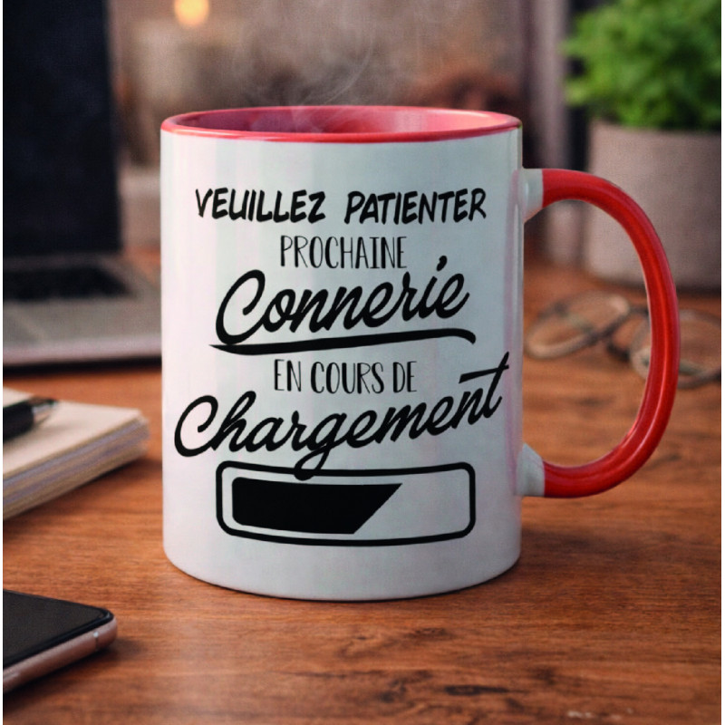 Mug - Prochaine connerie en cours de chargements - Brod N' Flock