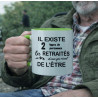 Mug - Il existe 2 types de personnes les retraités et - Brod N' Flock