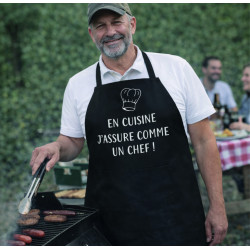 Tablier - En cuisine j'assure comme un chef - Brod N' Flock