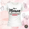 T-shirt - Merci maman de me rendre la vie aussi jolie !- Brod N' Flock
