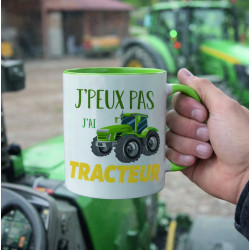 Mug - J'peux pas j'ai tracteur - Brod N' Flock
