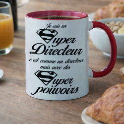 Mug - Je suis un super directeur - Brod N' Flock