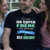 T-shirt - Si je suis un super frère c'est parce que... - Brod N' Flock