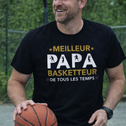 T-shirt - Meilleur papa basketteur de tous les temps - Brod N' Flock