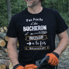 T-shirt - Pas facile d'être bucheron et bricoleur... - Brod N' Flock