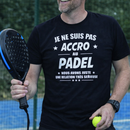 T-shirt - Je ne suis pas accro au padel... - Brod N' Flock