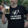 T-shirt - J'ai besoin d'une bière - Brod N' Flock