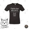 T-shirt - J'habite chez mes chats mais c'est moi qui.. - Brod N' Flock