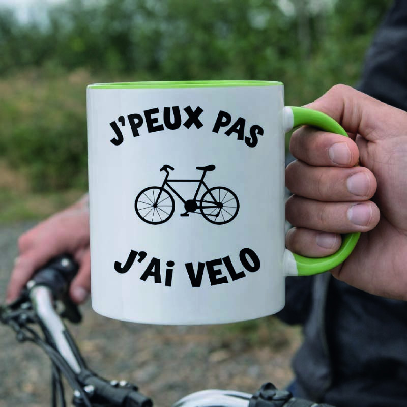 Mug - J'peux pas j'ai velo - Brod N' Flock