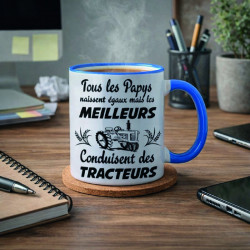 Mug - Tous les Papys naissent égaux mais les meilleurs - Brod N' Flock