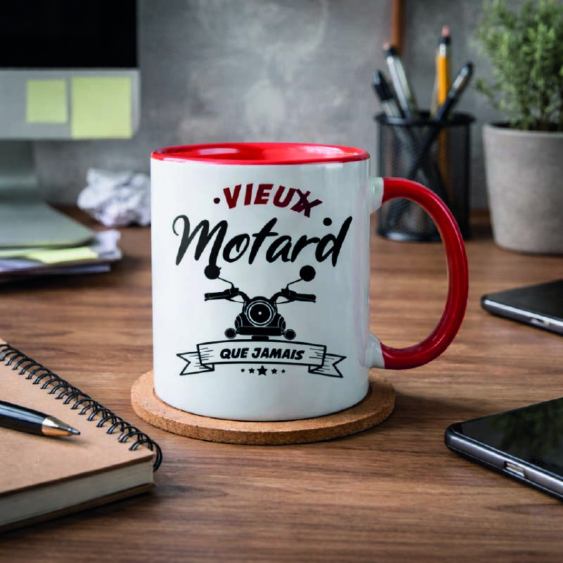 Mug - Vieux motard que jamais - Brod N' Flock