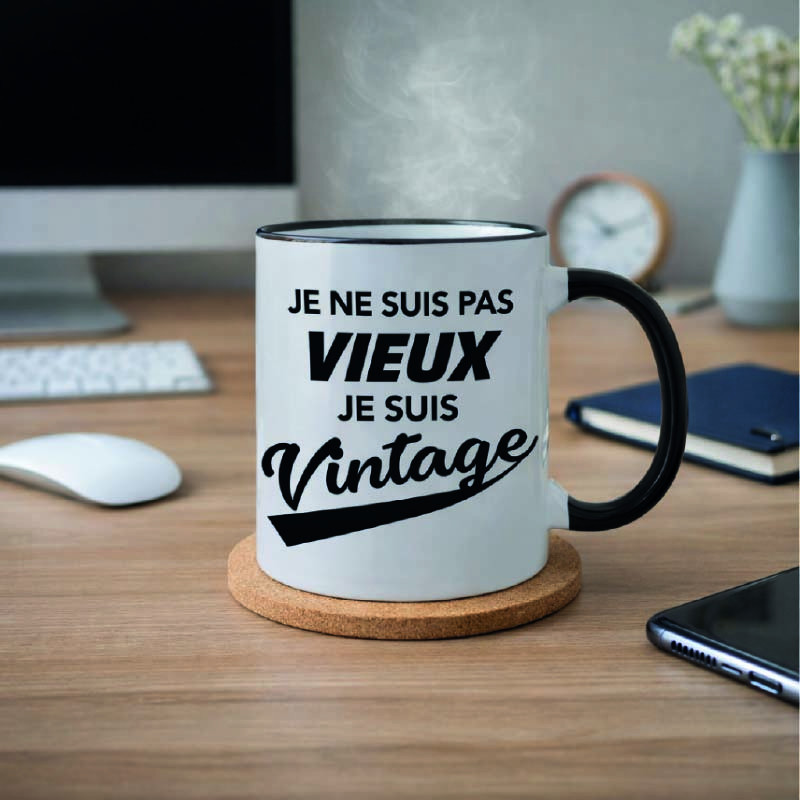 Mug - Je ne suis pas vieux je suis vintage - Brod N' Flock