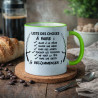 Mug - Liste des choses à faire : aller à la pêche - Brod N' Flock