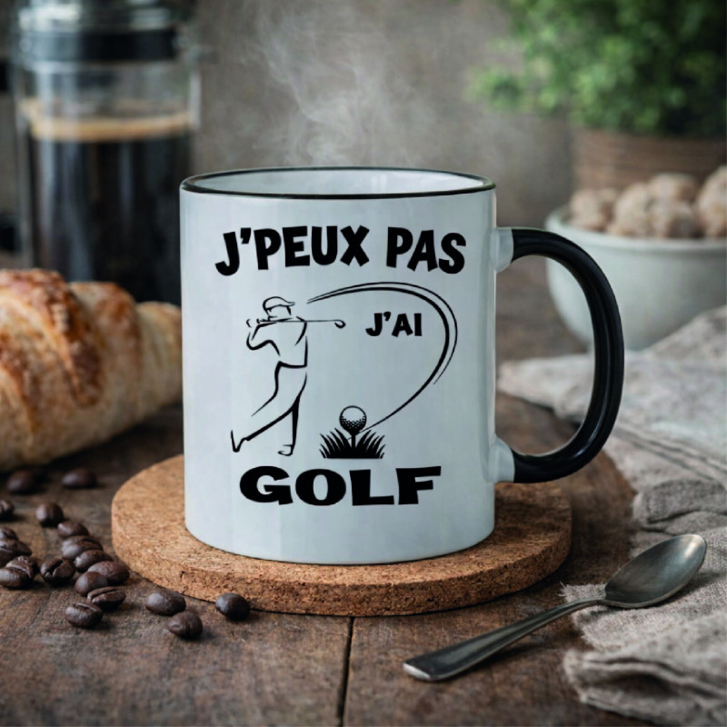 Mug - J'peux pas j'ai golf - Brod N' Flock