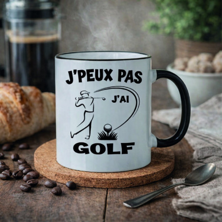Mug - J'peux pas j'ai golf - Brod N' Flock