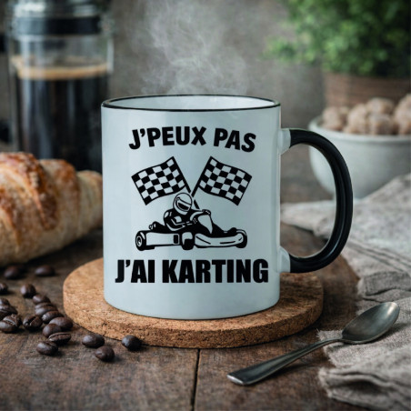 Mug - J'peux pas j'ai karting - Brod N' Flock