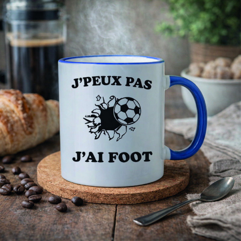 Mug - J'peux pas j'ai foot - Brod N' Flock
