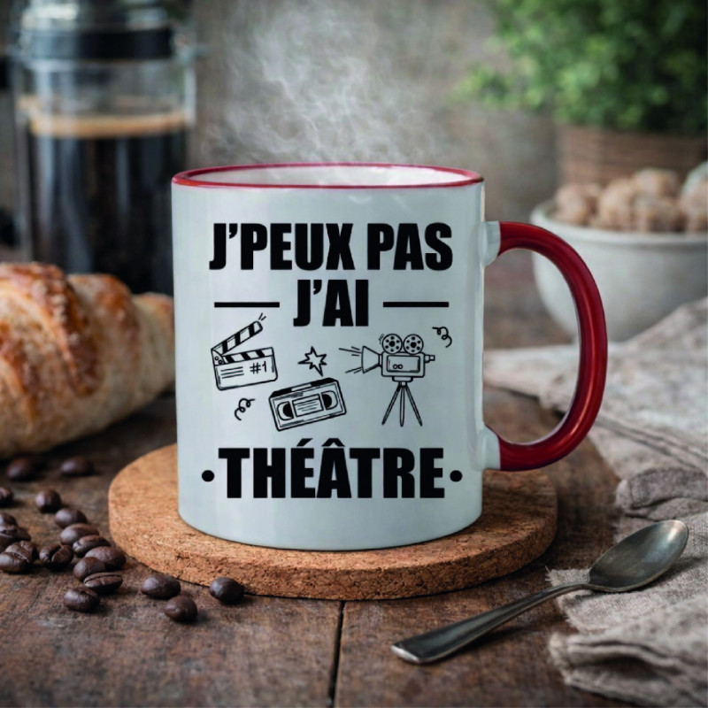 Mug - J'peux pas j'ai théâtre - Brod N' Flock