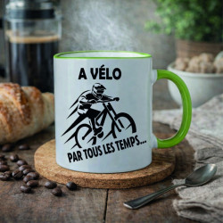 Mug - A vélo par tous les temps - Brod N' Flock