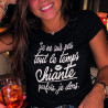 T-shirt - Je ne suis pas tout le temps chiante... - Brod N' Flock