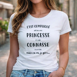 T-shirt - C'est compliqué d'être une princesse... - Brod N' Flock