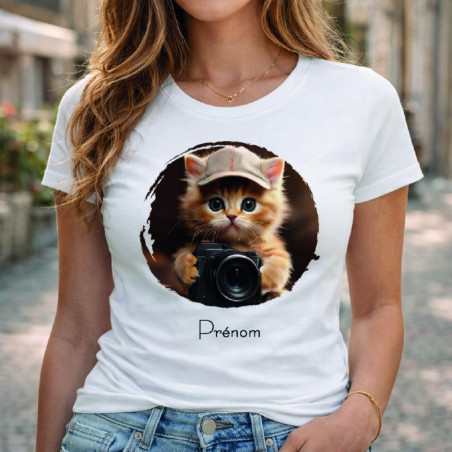 T-shirt - Personnalisation photo et prénom - Brod N' Flock