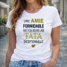 T-shirt - Une amie formidable fait toujours une tata.. - Brod N' Flock