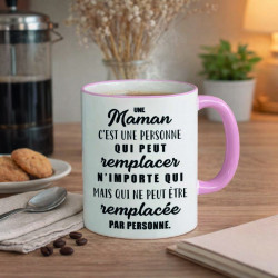 Mug - Une maman, une personne qui ne peut remplacer - Brod N' Flock