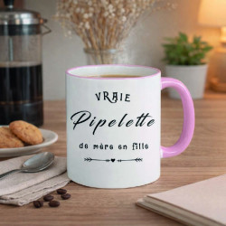 Mug - Vraie Pipelette de mère en fille - Brod N' Flock