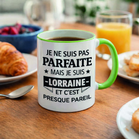 Mug - Je ne suis pas parfaite mais je suis lorraine - Brod N' Flock
