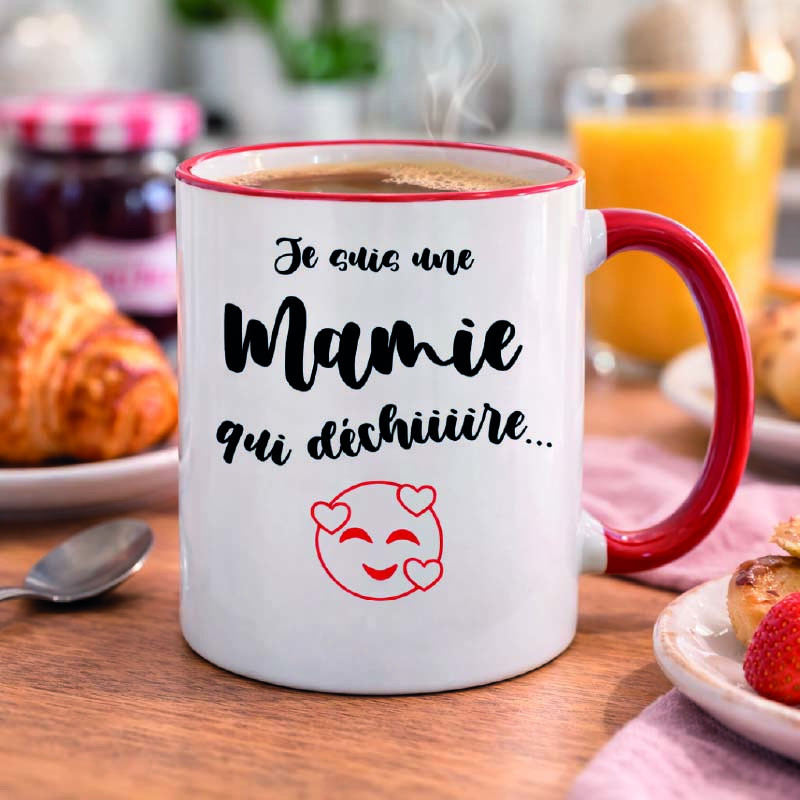 Mug - Je suis une mamie qui déchire - Brod N' Flock