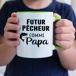 Mug - Futur pêcheur comme papa - Brod N' Flock