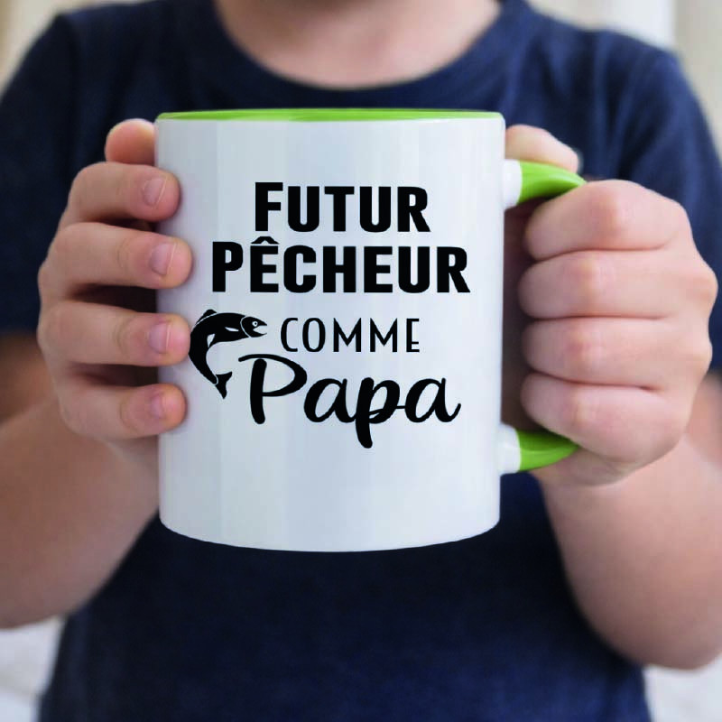 Mug - Futur pêcheur comme papa - Brod N' Flock