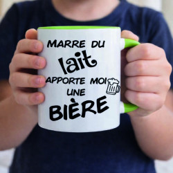 Mug - Marre du lait apporte moi une bière - Brod N' Flock