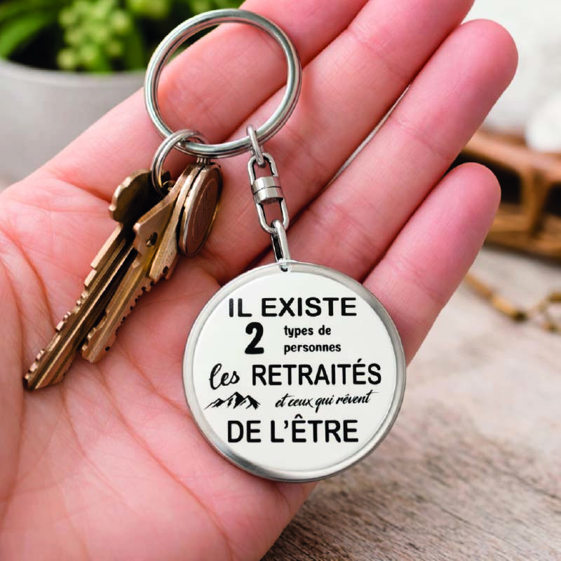 Porte clé - Il existe deux types de personnes... - Brod N' Flock