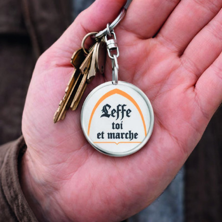 Porte clé - Leffe toi et marche - Brod N' Flock