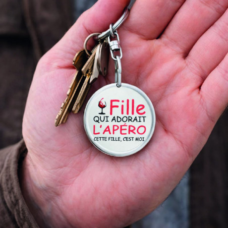 Porte clé - Il était une fois une fille qui adorait... - Brod N' Flock