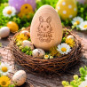 Œufs de Pâques en Bois avec prénom personnalisable - Brod N' Flock