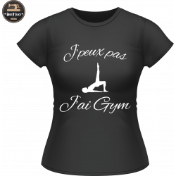 T-shirt - J'peux pas j'ai gym - Brod N' Flock