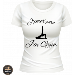 T-shirt - J'peux pas j'ai gym - Brod N' Flock