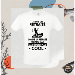T-shirt - Je suis retraité pêcheur... - Brod N' Flock