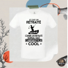 T-shirt - Je suis retraité pêcheur... - Brod N' Flock