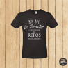 T-shirt - Bye bye le boulot je suis à la retraite - Brod N' Flock