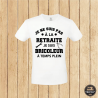 T-shirt -Je ne suis pas à la retraite je suis bricoleur- Brod N' Flock