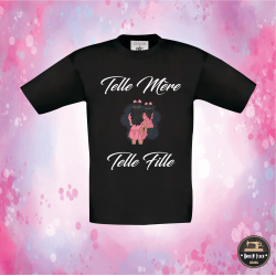 T-shirt - Telle mère telle fille - Brod N' Flock
